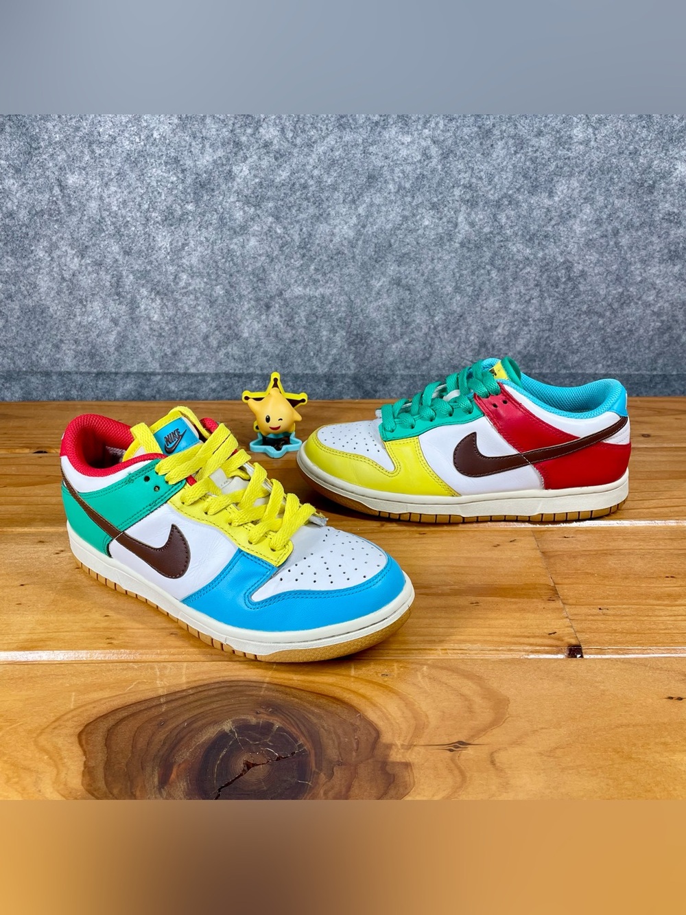 Nike Dunk Low SE Free.99 Womens Size 7 / Kids 5.5Y White Multicolor CZ2496-100